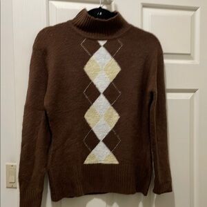 Nado Brown Argyle Sweater (sz XL)